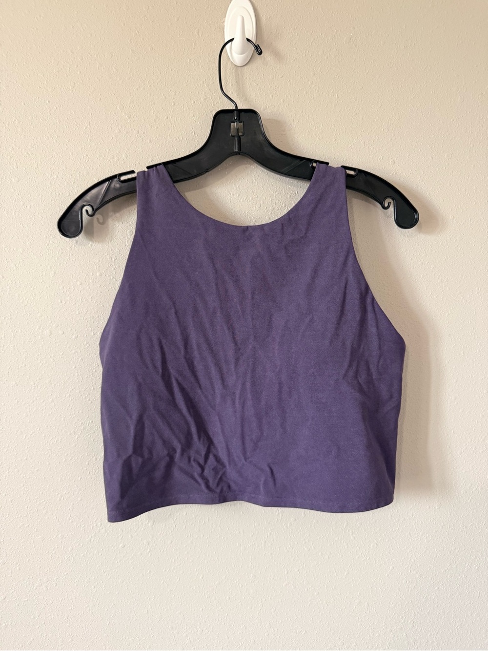 Athleta Purple Crop Top Athletic Top Large